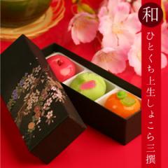 日本三大菓子処「松江」の和チョコレート　ひとくち上生しょこら
