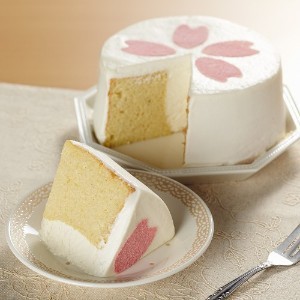 桜シフォンケーキ 【ガトー・ド・雪ヶ峰】