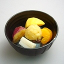 恵の秋のフルーツあんみつ【船橋屋】