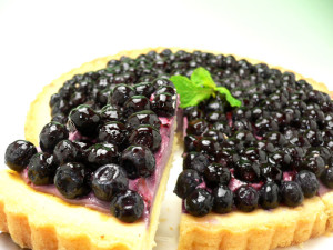 ブルーベリータルトケーキ