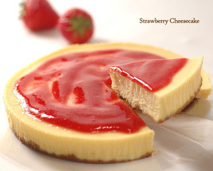 ストロベリーチーズケーキ【チーズケーキのパパジョンズ】