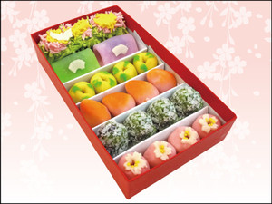 おひなさまミニ上生他【菓子舗間瀬】