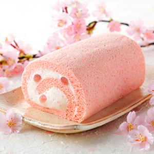 桜ロールケーキ【石屋製菓】